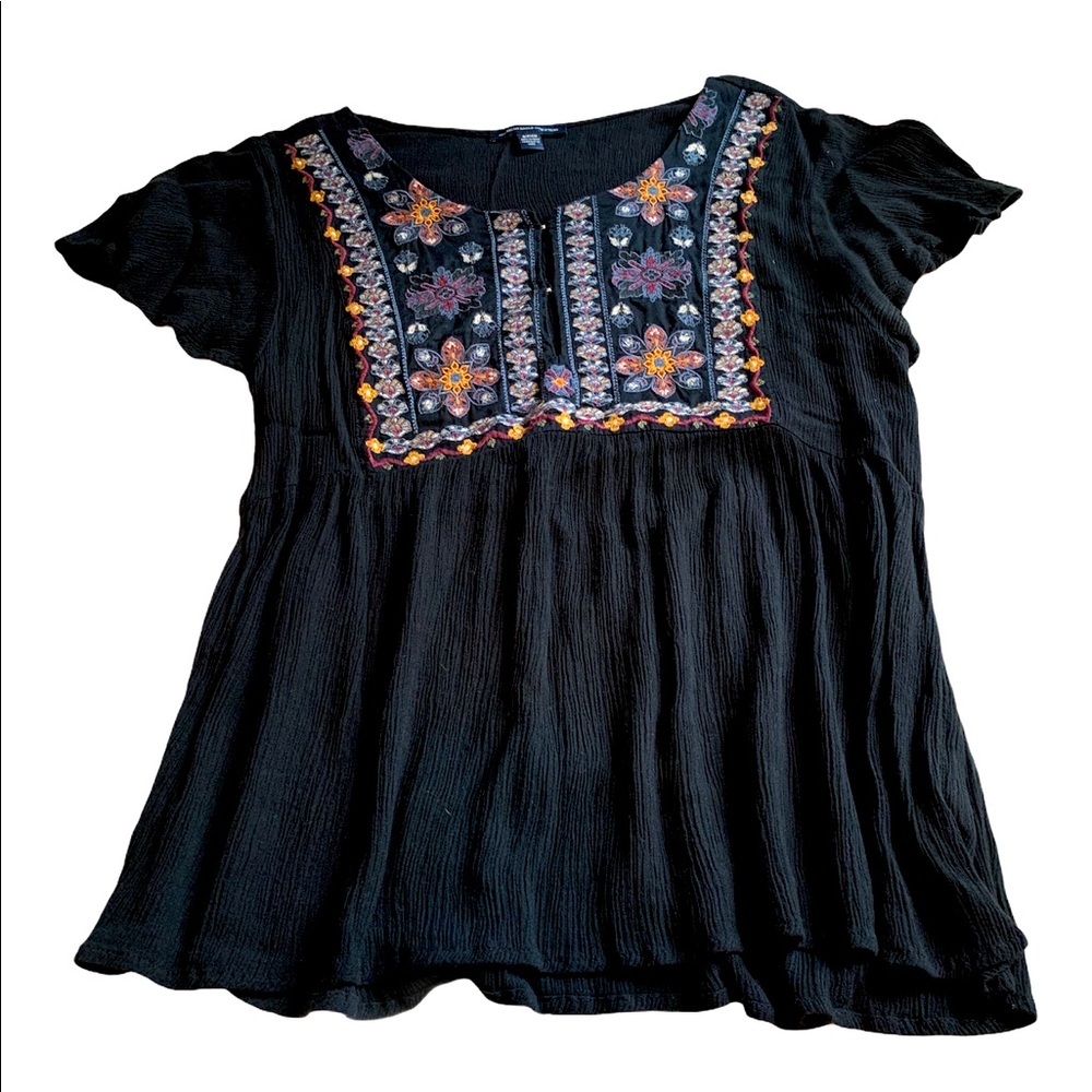 AEO Blouse with embroidered detail